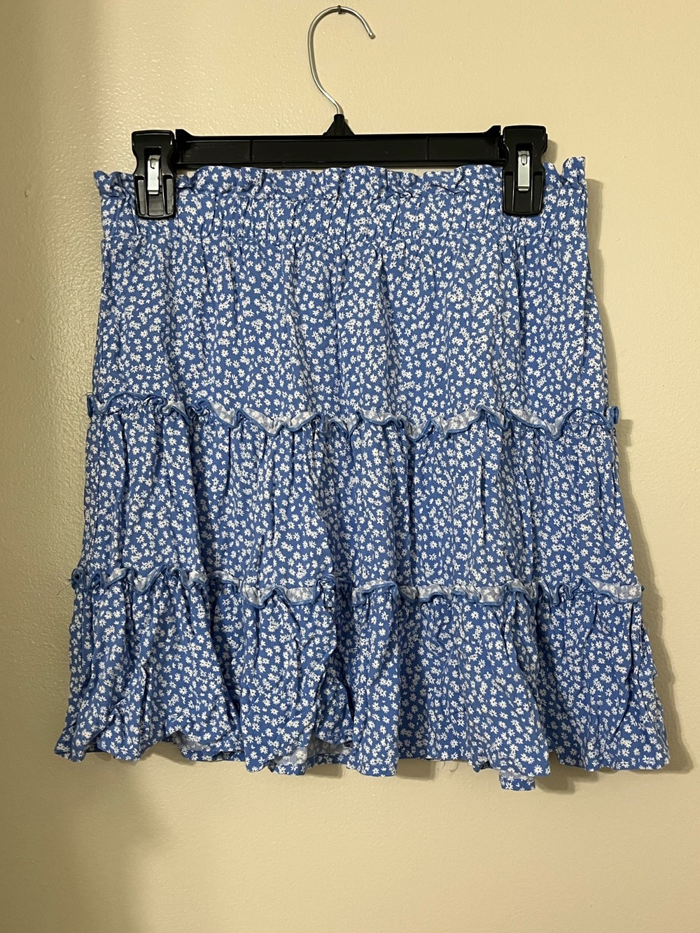 Wild Fable | Blue Floral Tiered Skirt